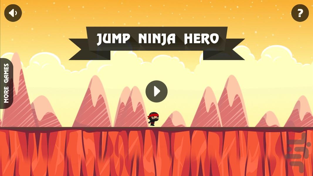 Jump Ninja Hero - Gameplay image of android game