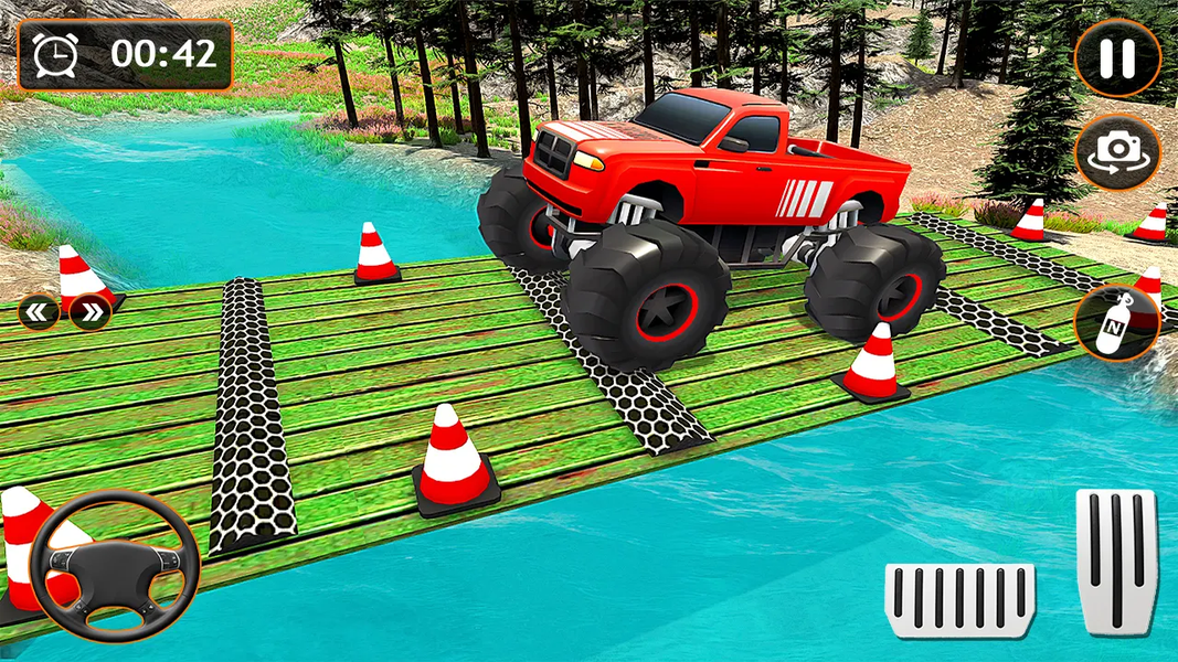 Offroad Car Parking: Car Games - Gameplay image of android game