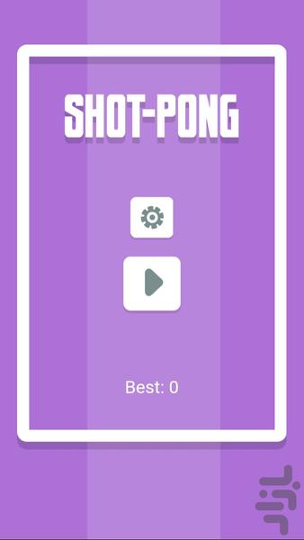 Shot Pong - Gameplay image of android game