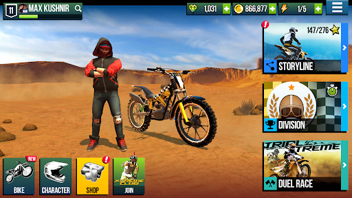 Trial Xtreme Legends - Gameplay image of android game