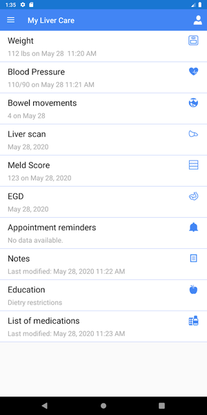 My Liver Care - Image screenshot of android app