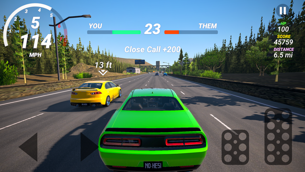 No Hesi Car Traffic Racing - عکس بازی موبایلی اندروید