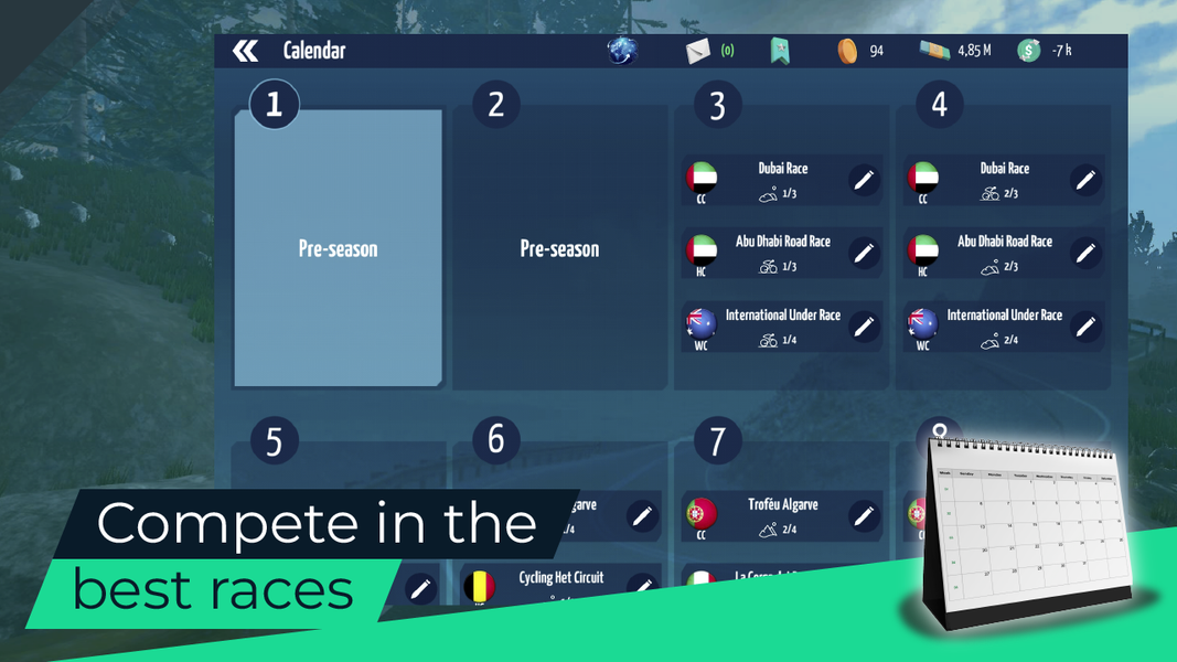 Live Cycling Manager 2024 - Gameplay image of android game