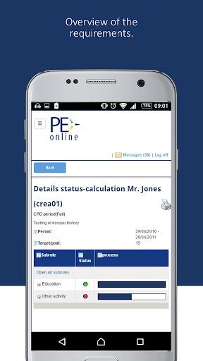 PE-online - Image screenshot of android app