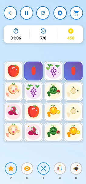 Memory Cards - Gameplay image of android game