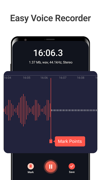 Voice Recorder - Voice Memos - Image screenshot of android app