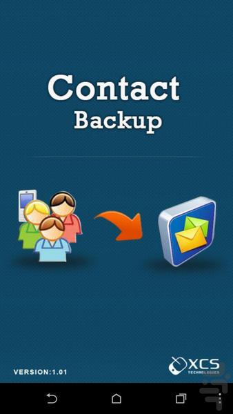 Contact Backup - Image screenshot of android app
