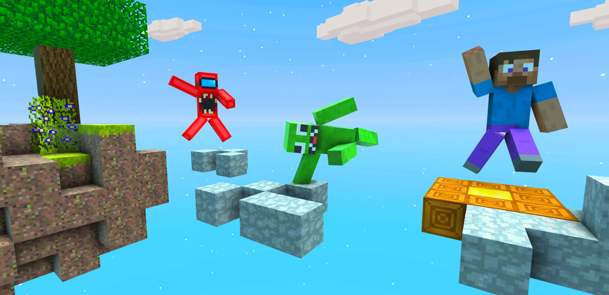 Parkour Run: 3D Block World - Gameplay image of android game