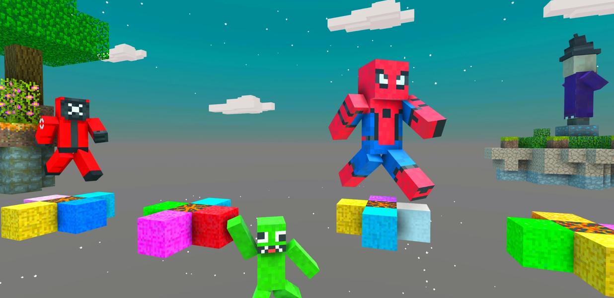 Parkour Run: 3D Block World - Gameplay image of android game