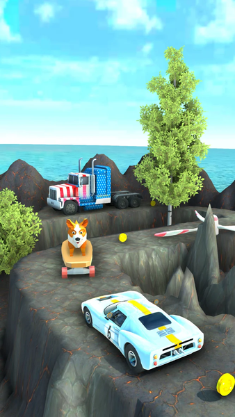 Mega Car Climb: Real Driving - Gameplay image of android game