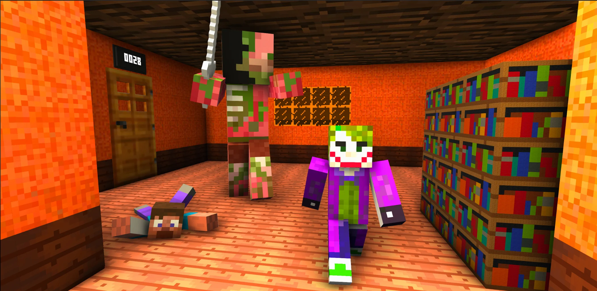 Craft Doors: Horror Escape Run - عکس بازی موبایلی اندروید
