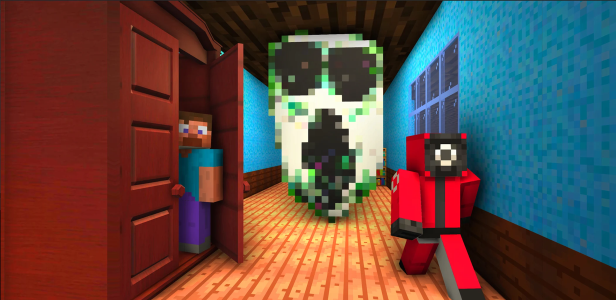 Craft Doors: Horror Escape Run - عکس بازی موبایلی اندروید