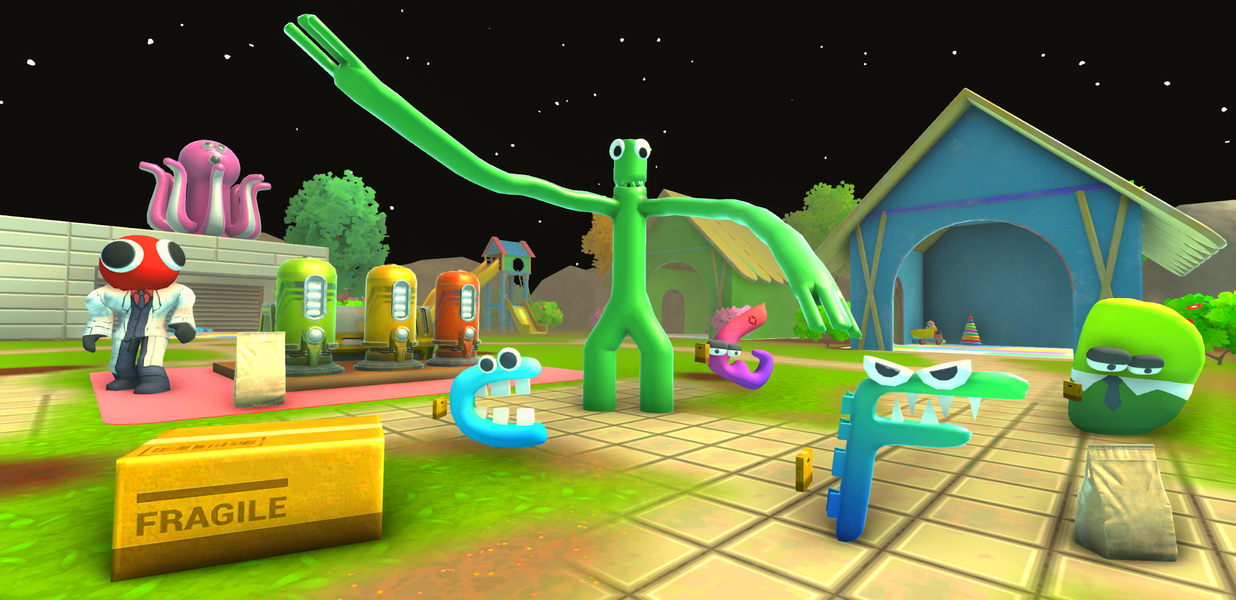 Rainbow Alphabet Survivor 3D - Gameplay image of android game