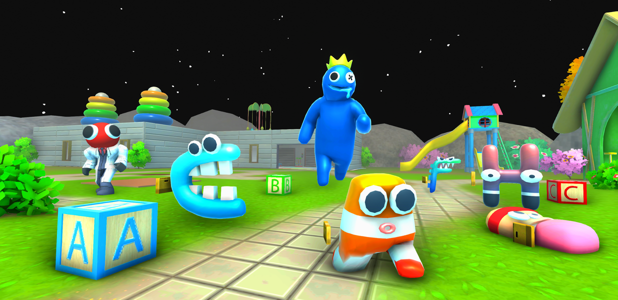 Rainbow Alphabet Survivor 3D - Gameplay image of android game