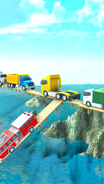 Truck Simulator: Climb Road - Gameplay image of android game