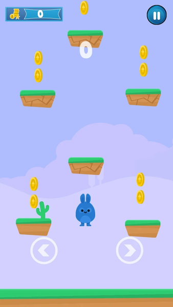 Rabbit jump - Gameplay image of android game