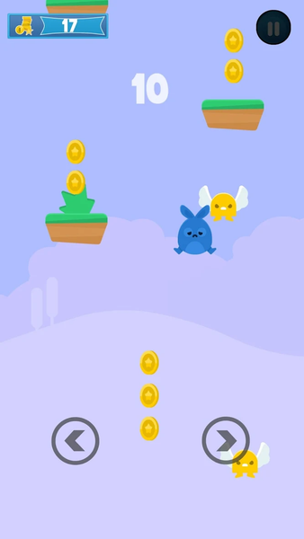 Rabbit jump - Gameplay image of android game