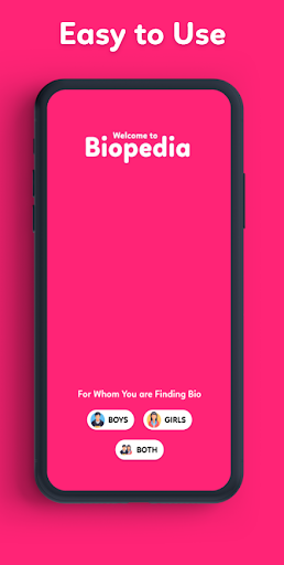 Biopedia - Bio for Instagram - Image screenshot of android app