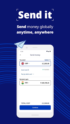 Xe Money Transfer & Converter - Image screenshot of android app