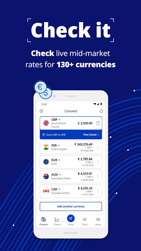 Xe – Currency Converter & Global Money Transfers – انتقال و تبدیل ارز - عکس برنامه موبایلی اندروید