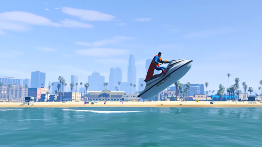 Super Jet Ski Stunts - Sea Run Racing - Gameplay image of android game