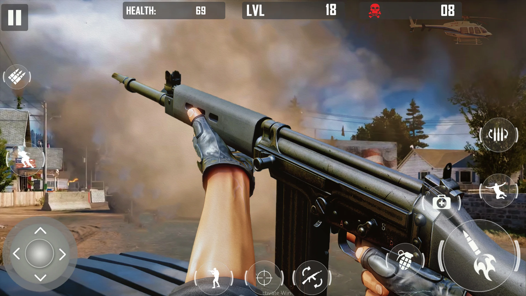 fps cover firing Offline Game - Gameplay image of android game