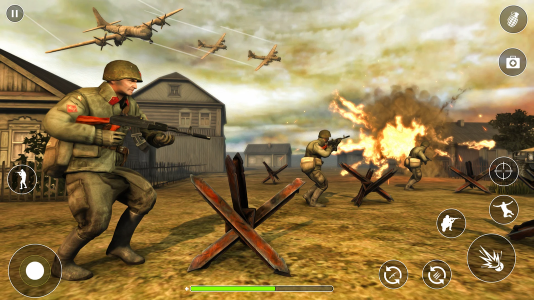WW2 Survival Shooter :Gun fire - Gameplay image of android game