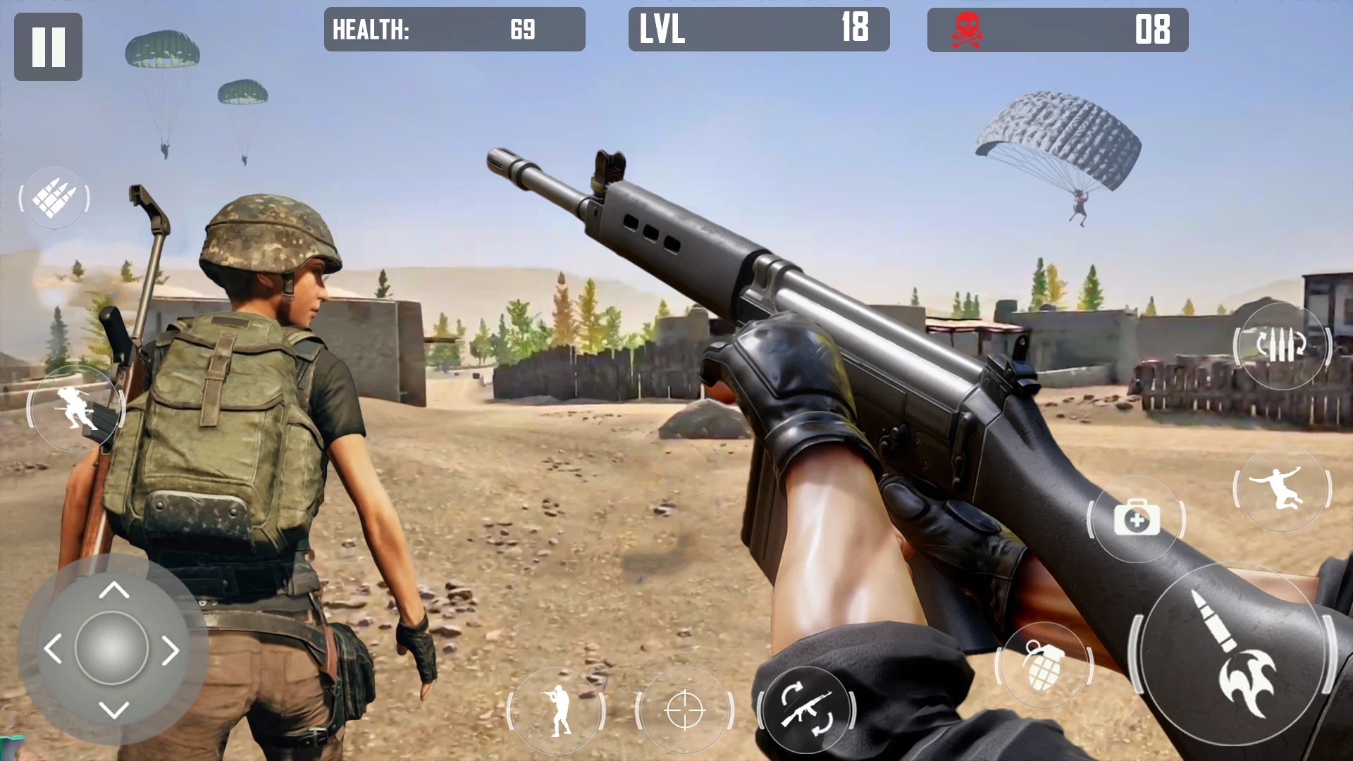 Squad Fire Gun Games - Battleg Game for Android