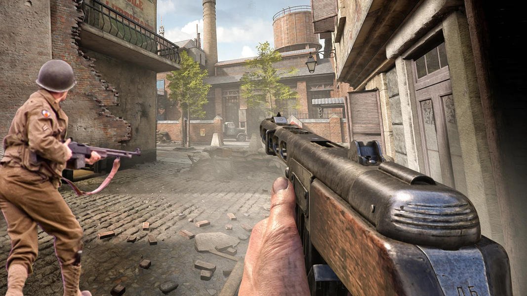 WW2 shooting games world war 2 - Gameplay image of android game