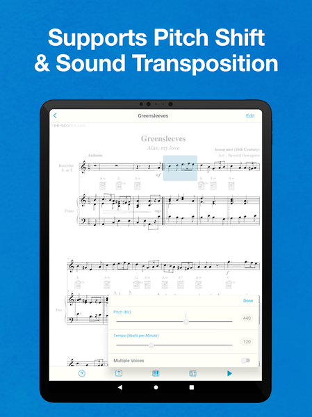 Sheet Music Scanner Pro - عکس برنامه موبایلی اندروید