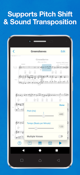 Sheet Music Scanner Pro - عکس برنامه موبایلی اندروید