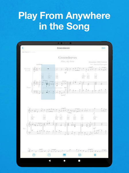 Sheet Music Scanner Pro - عکس برنامه موبایلی اندروید