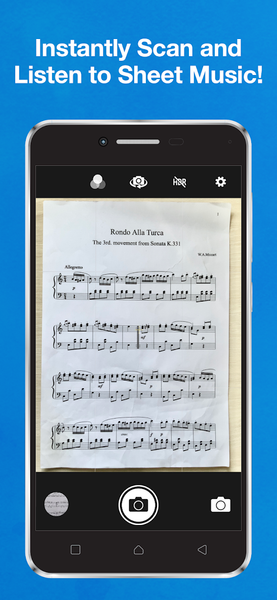 Sheet Music Scanner Pro - عکس برنامه موبایلی اندروید
