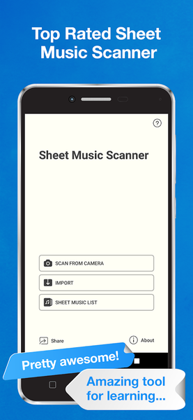 Sheet Music Scanner Pro - عکس برنامه موبایلی اندروید