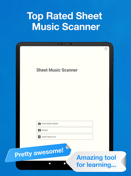 Sheet Music Scanner Pro - عکس برنامه موبایلی اندروید