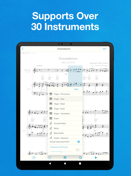 Sheet Music Scanner Pro - عکس برنامه موبایلی اندروید