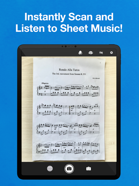 Sheet Music Scanner Pro - عکس برنامه موبایلی اندروید