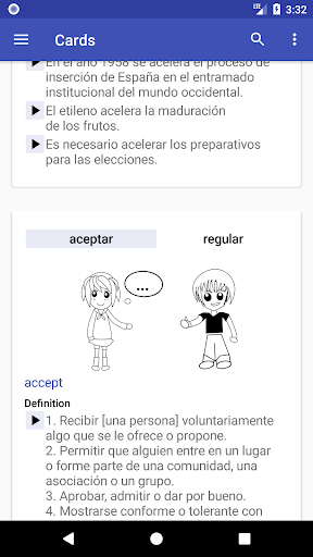 Verbos Español - Image screenshot of android app