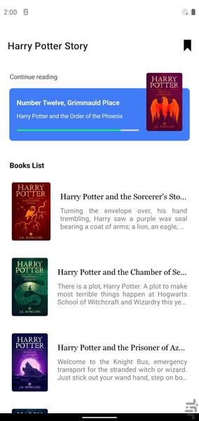 Harry Potter Story - Image screenshot of android app