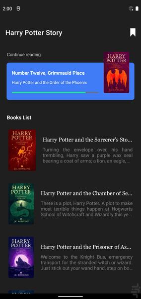Harry Potter Story - Image screenshot of android app
