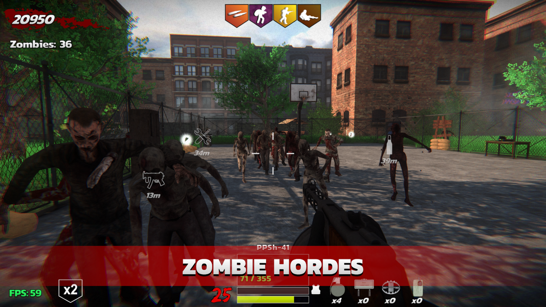 Dead On Duty: FPS Zombie Games - عکس بازی موبایلی اندروید