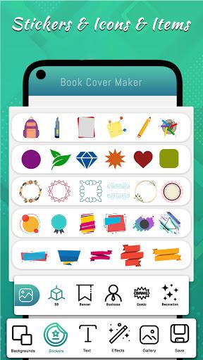 Book Cover Maker Pro-Wattpad & eBooks,album cover - Image screenshot of android app