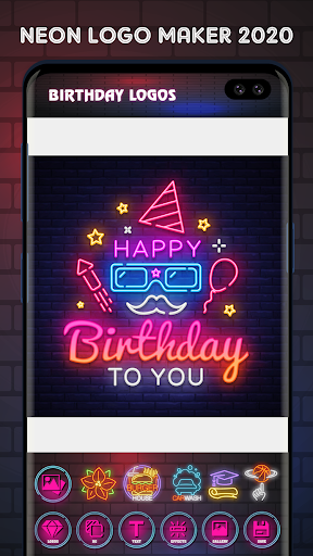 Neon Logo Maker - Logo Creator & Logo Designer Pro - Image screenshot of android app