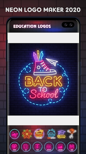 Neon Logo Maker - Logo Creator & Logo Designer Pro - Image screenshot of android app