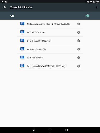Xerox Print Service Plugin - Image screenshot of android app