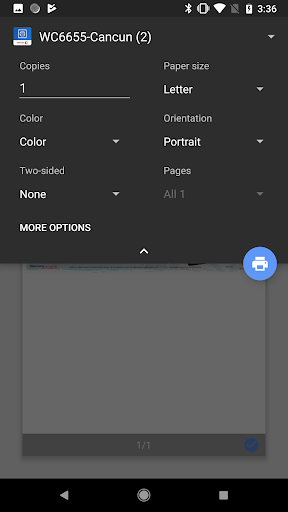 Xerox Print Service Plugin - Image screenshot of android app