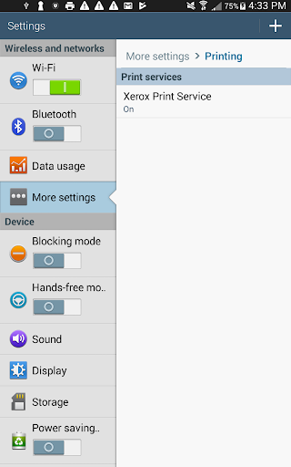 Xerox Print Service Plugin - Image screenshot of android app