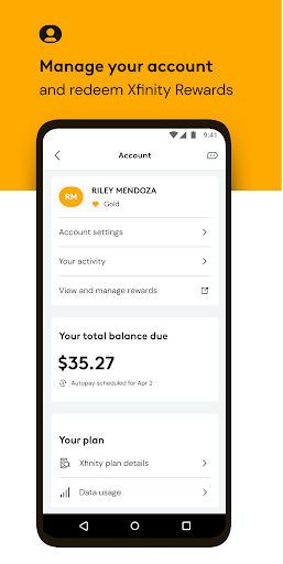 Xfinity - Image screenshot of android app