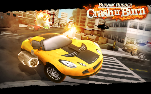 Burnin' Rubber Crash n' Burn - Gameplay image of android game