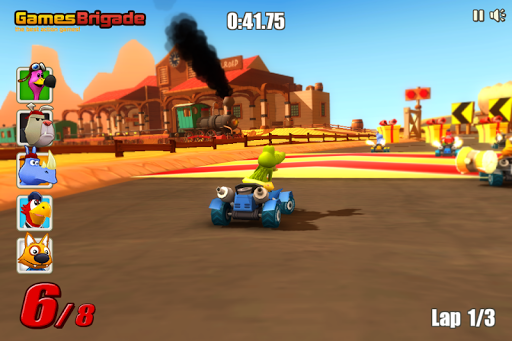 Go Kart Go! Ultra! - Gameplay image of android game